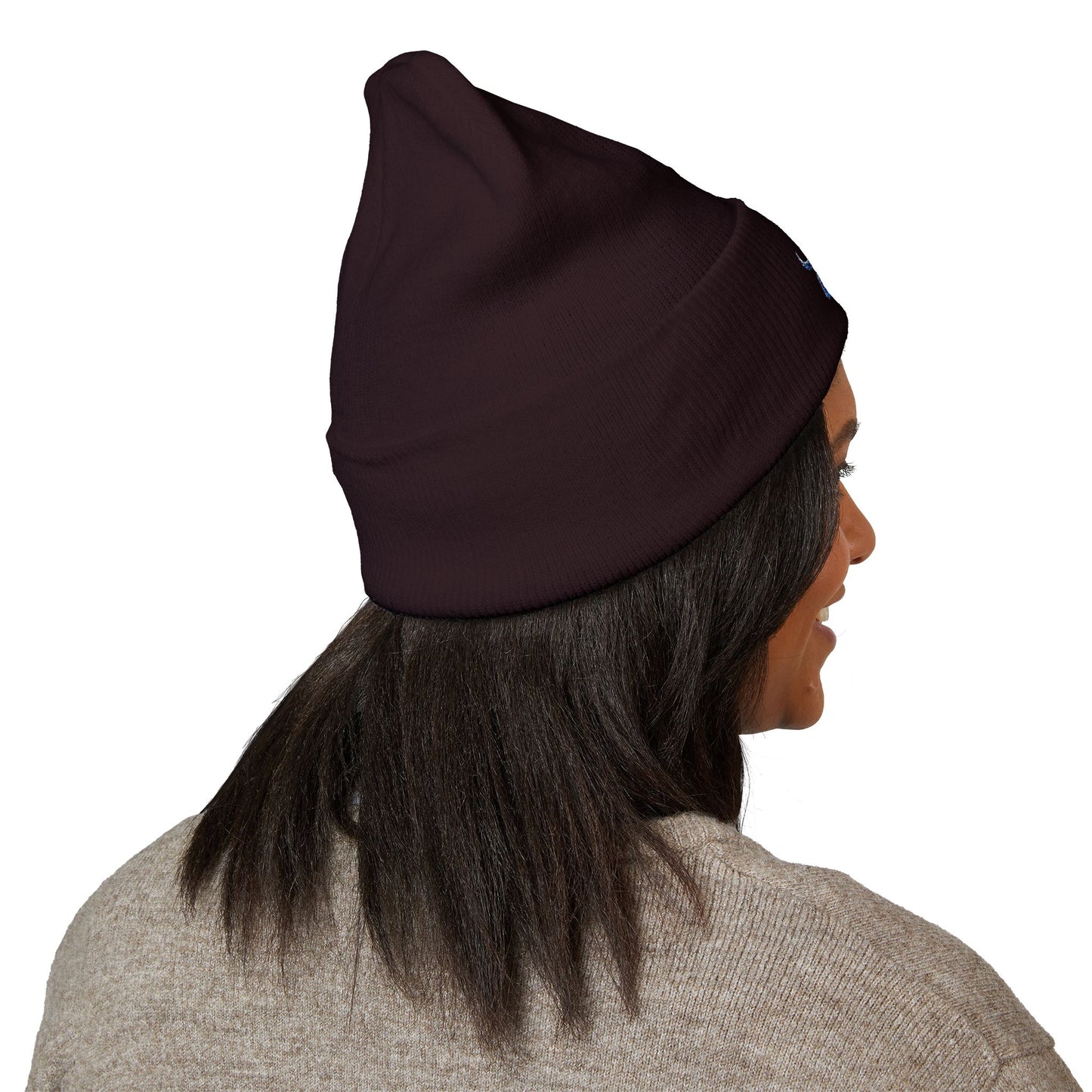 Space Kitty Embroidered Beanie