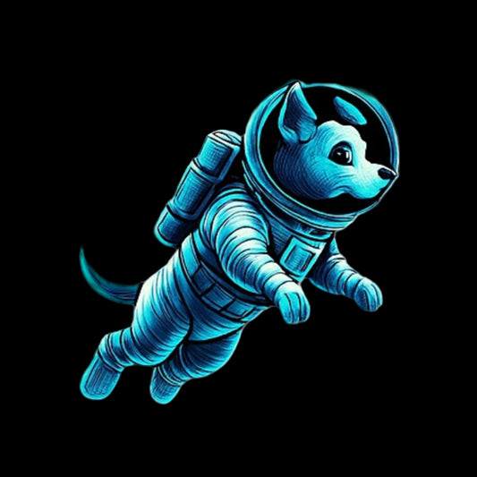 Space Dog Sticker