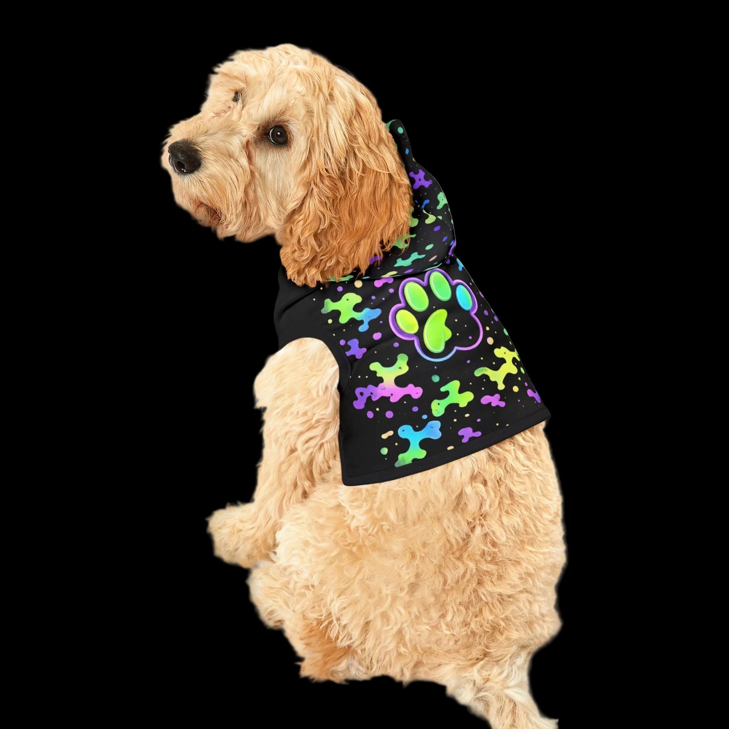 Rave Camo Pet Hoodie (PetSync)