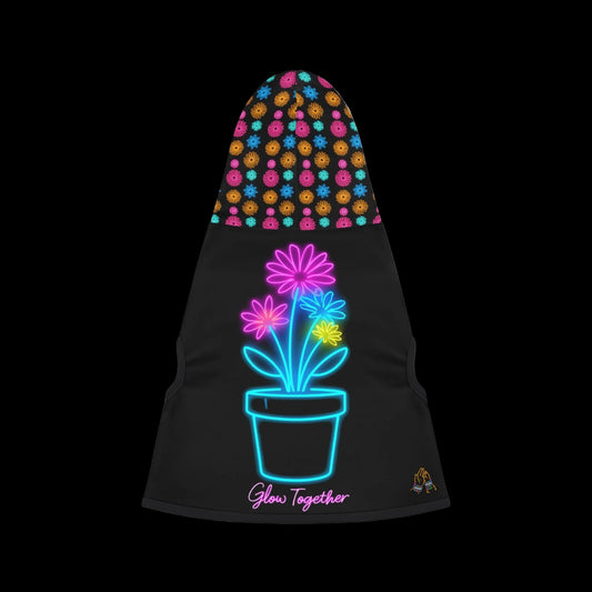 Neon Bloom Pet Hoodie (PetSync)