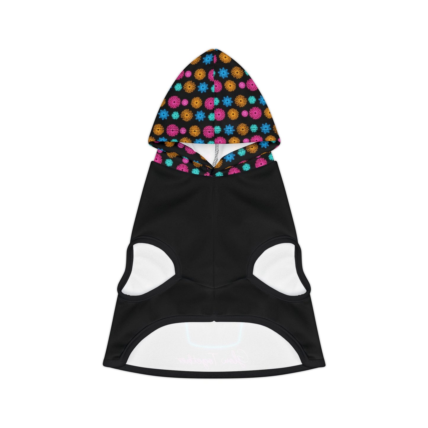 Neon Bloom Pet Hoodie (PetSync)