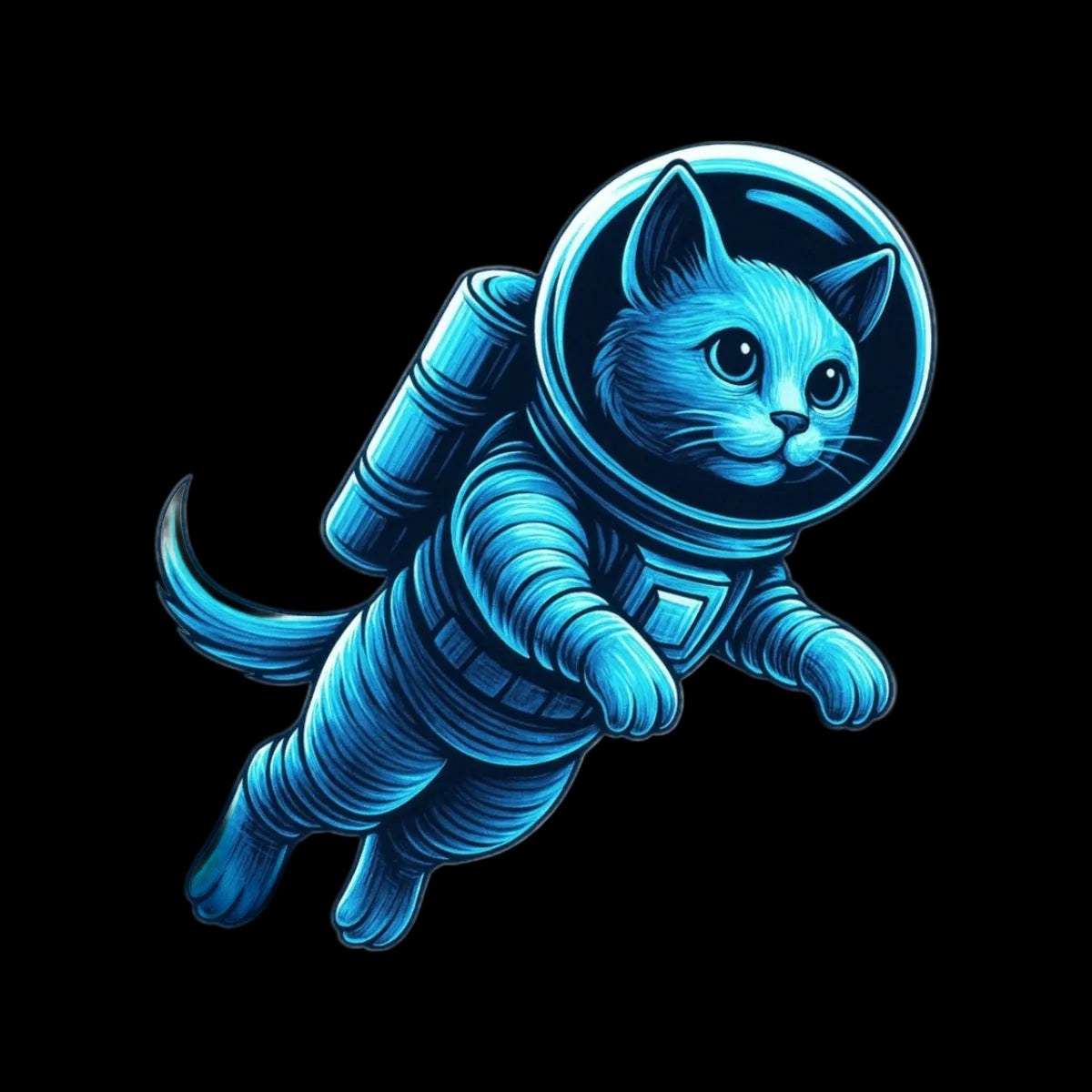 Space Kitty Sticker