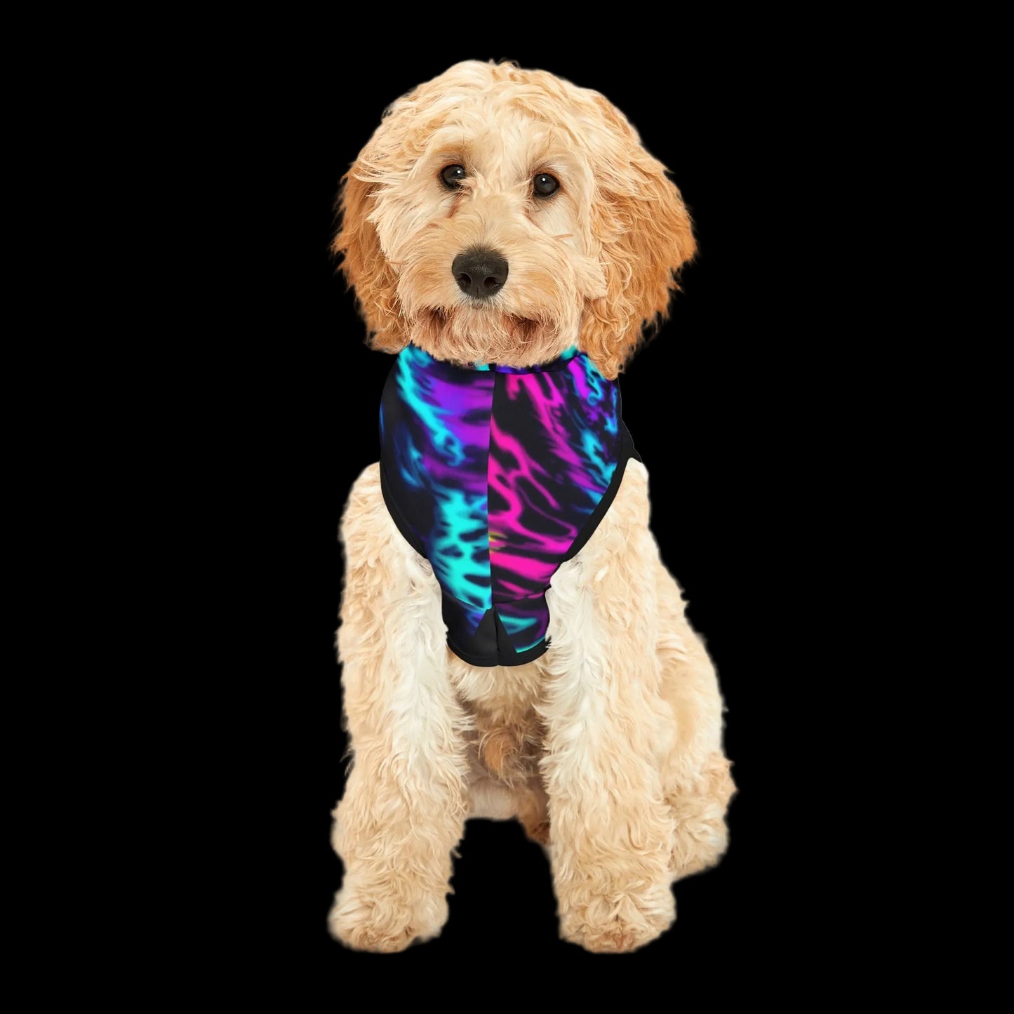Neon Vortex Pet Hoodie (PetSync)