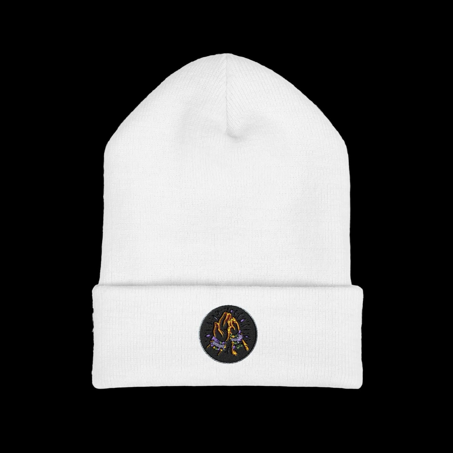 NeonPaws Circle Logo Embroidered Beanie