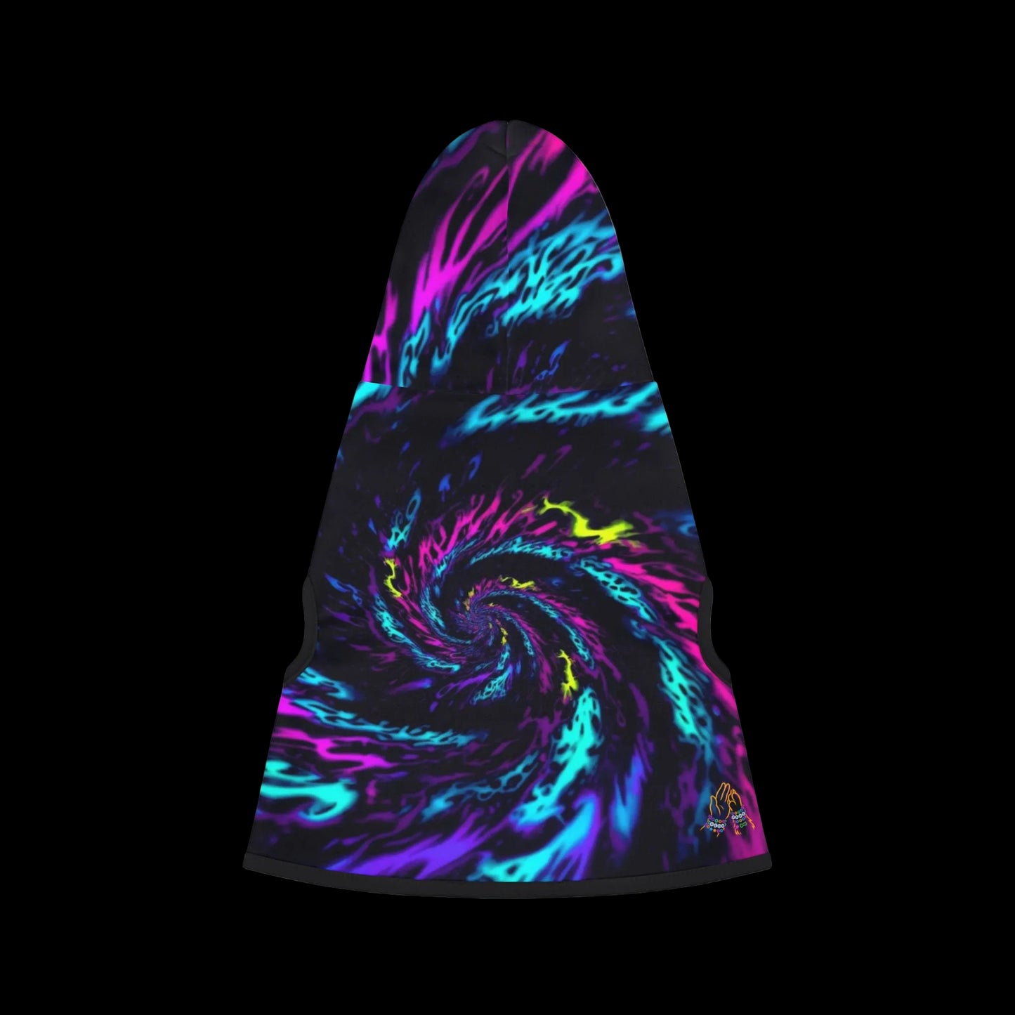 Neon Vortex Pet Hoodie (PetSync)