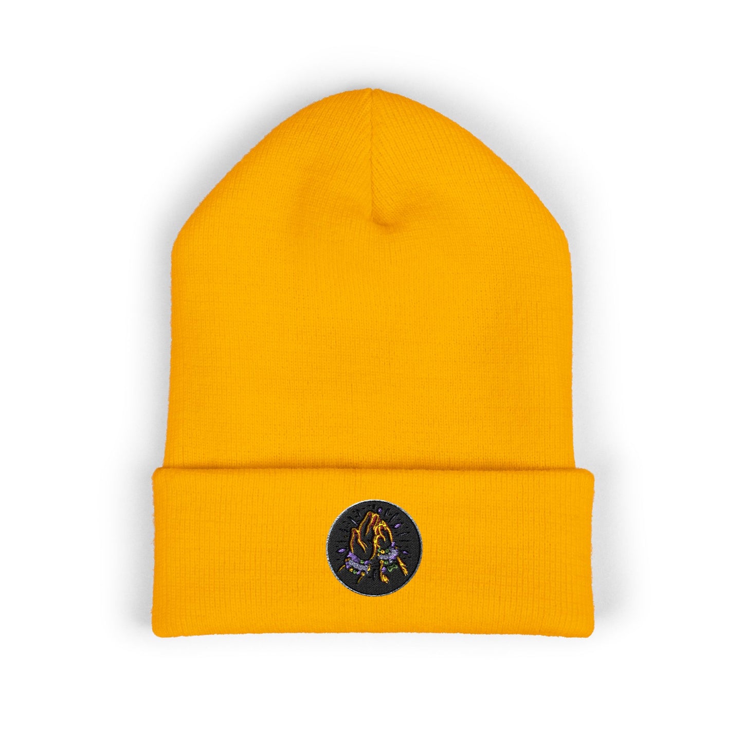 NeonPaws Circle Logo Embroidered Beanie